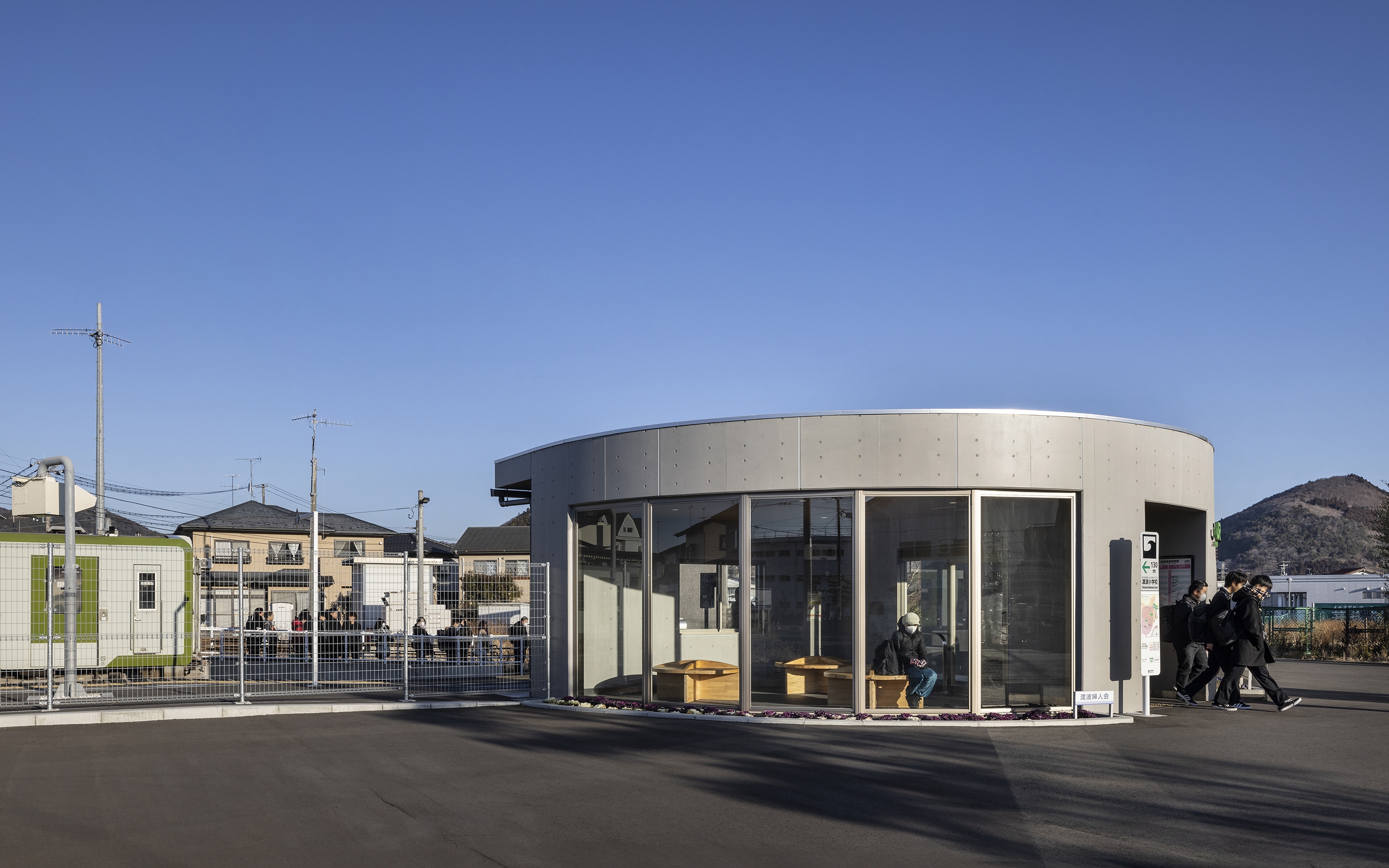 LED照明付きHOサイズ JR東日本石巻線 渡波駅 駅舎模型 2022年